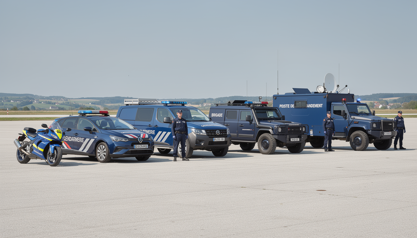 type véhicule gendarme
