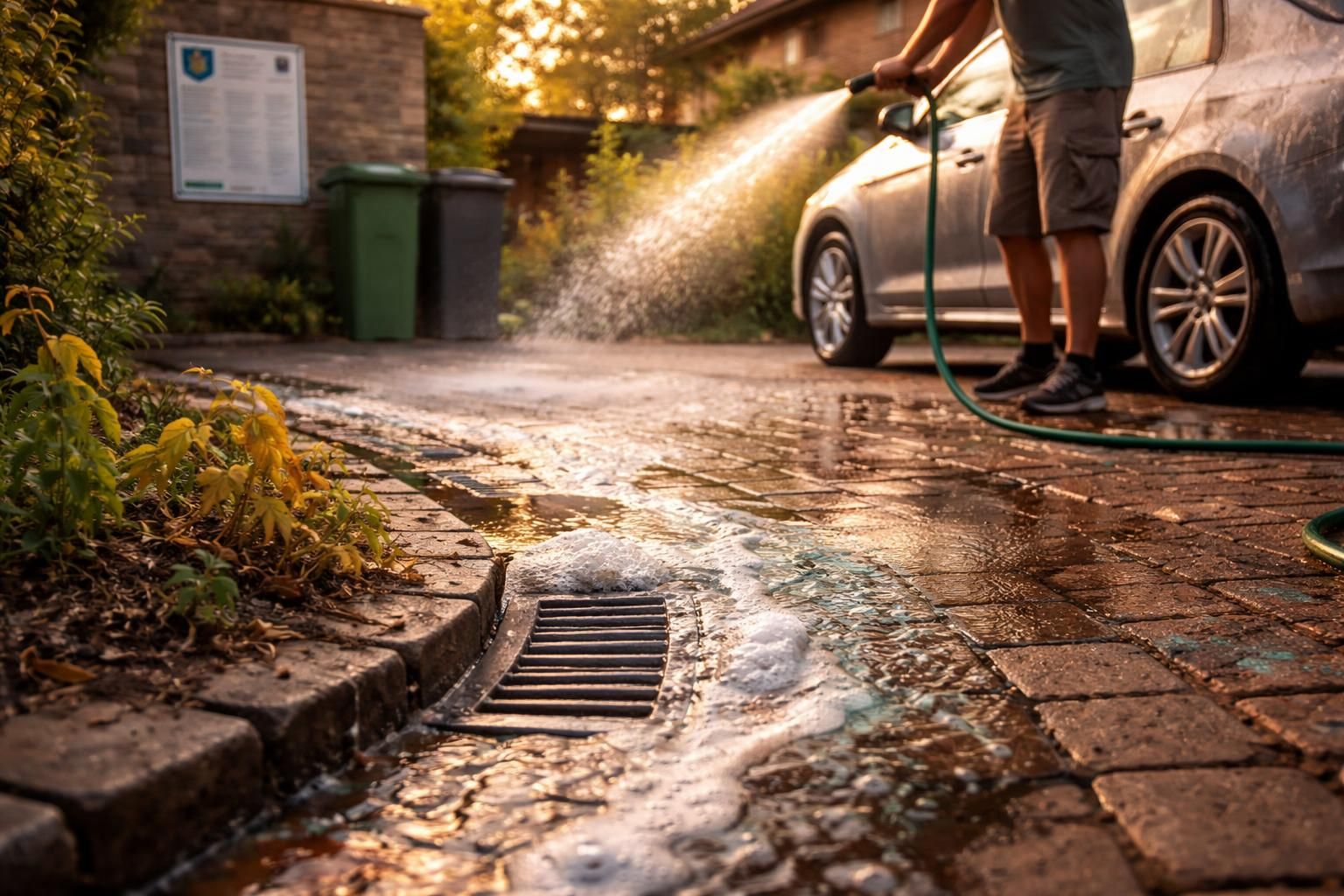 découvrez les implications légales de laver sa voiture dans sa cour et les conséquences possibles selon la législation en vigueur.