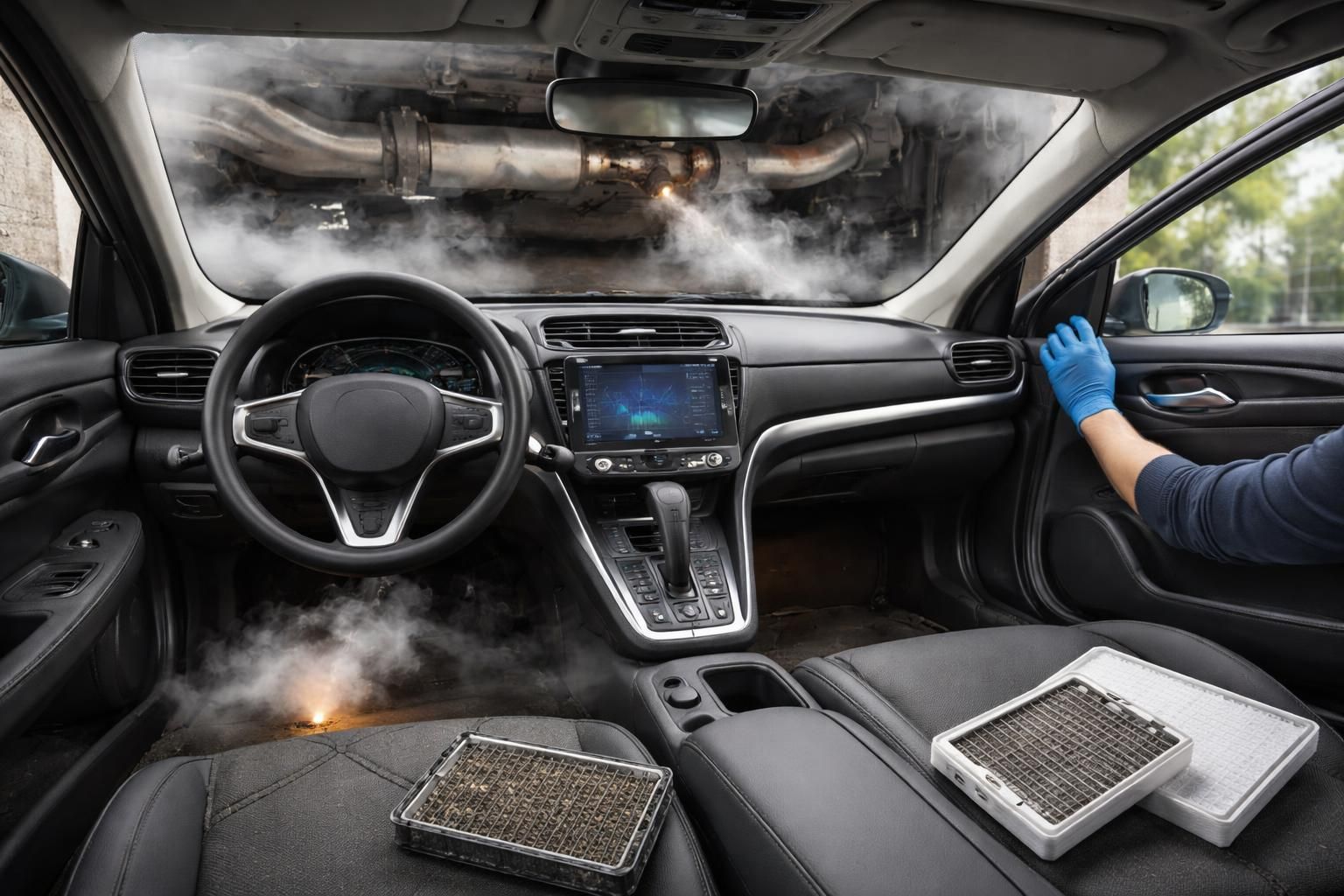 découvrez les causes courantes des odeurs d'échappement dans l'habitacle de votre voiture et les solutions efficaces pour les éliminer rapidement et garantir votre sécurité.