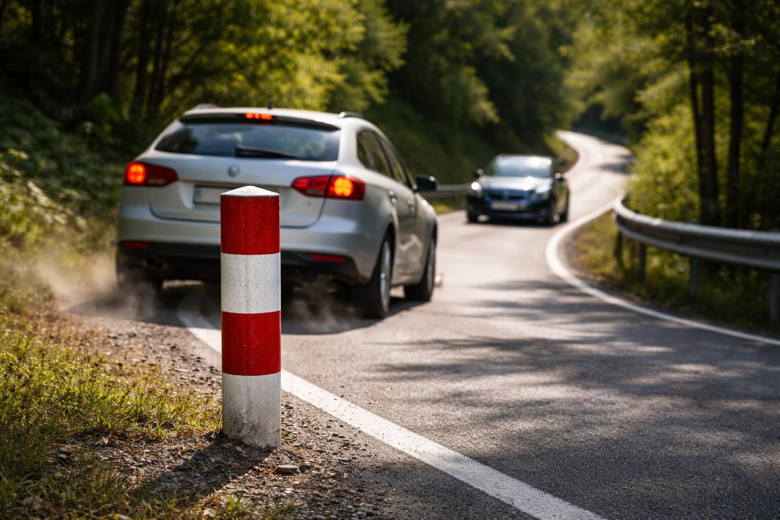 découvrez comment un poteau de signalisation rouge et blanc peut jouer un rôle crucial pour prévenir les accidents et renforcer la sécurité routière.